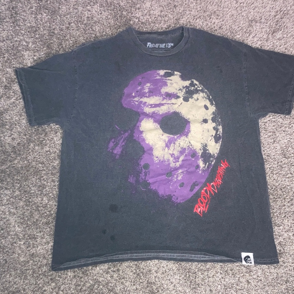 Ripple Junction Gray Friday the 13th T-Shirt